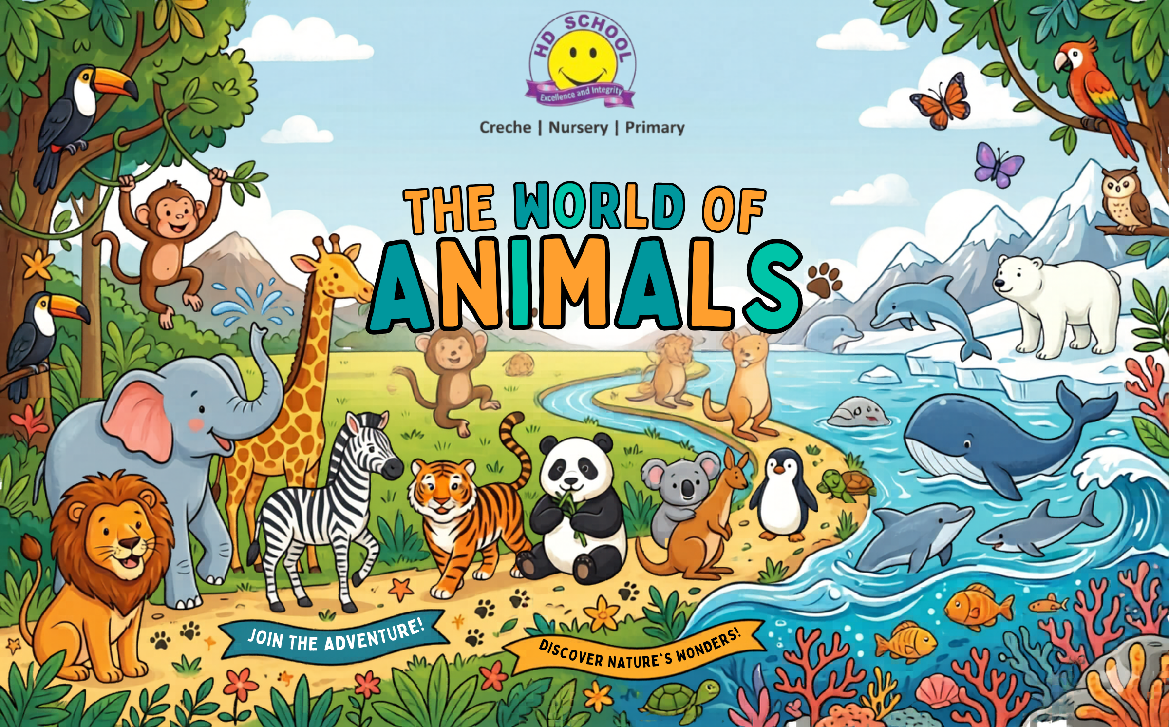Embracing a New Term at Happy Days School: The World of Animals